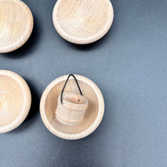 Woodcraft Miniature Plates Bowls Buckets 1.5” (smalls) - Picture 5 of 7